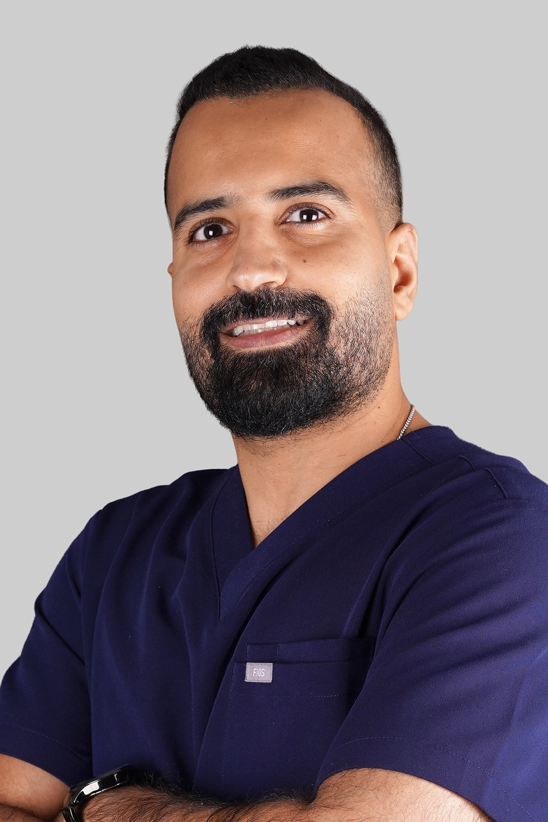 Portrait of Dr. Ousama Obeid Alnasser - Specialist Pediatric Dentist at Harmony Medical Center in Dubai and Abu Dhabi