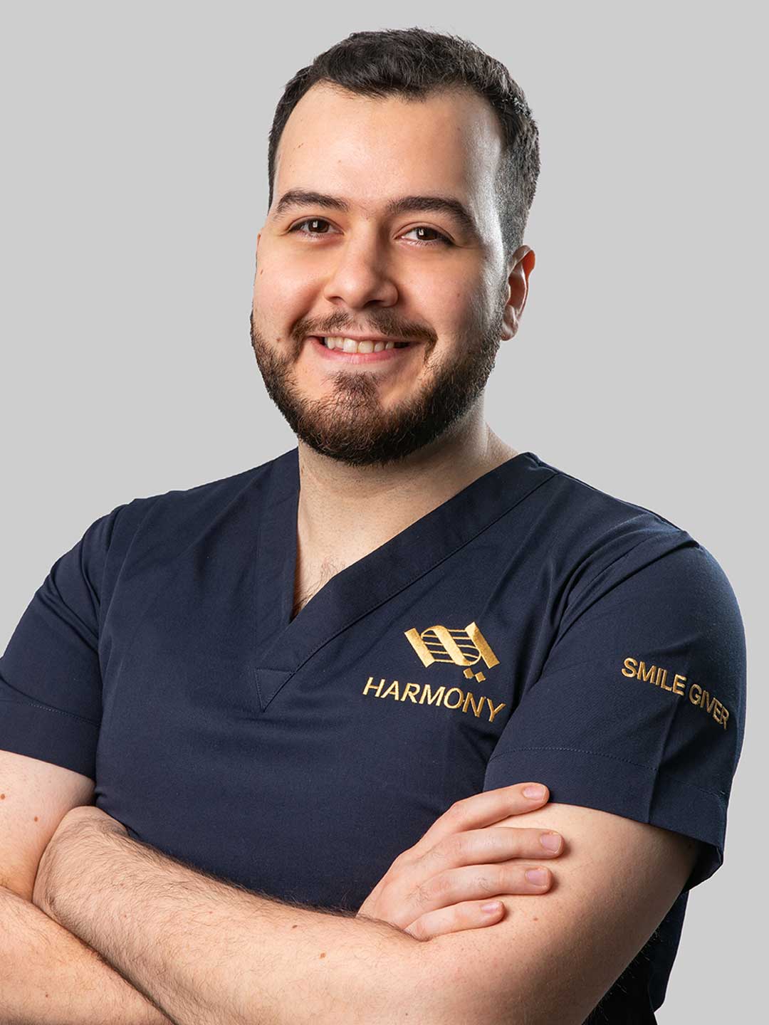 Portrait of Dr. Abdelrahman Sulaiman - General Dentist at Harmony Medical Center in Abu Dhabi Khalifa City and MBZ City