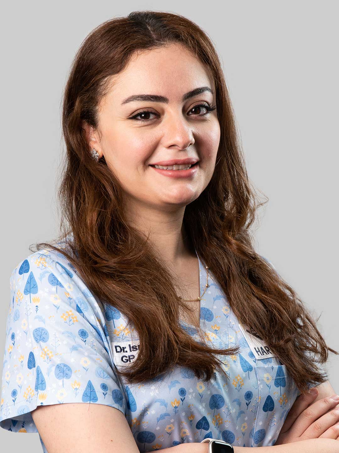 Portrait of Dr. Israa Aly - MSc Pediatric Dentistry at Harmony Medical Center in MBZ, Abu Dhabi